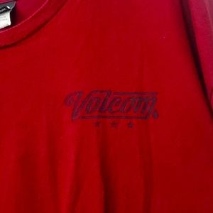 VOLCOM Men's XXL Maroon Tshirt